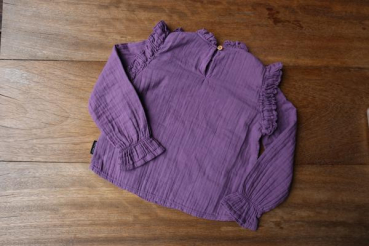 Zoë Ruffle Top Purple Rain