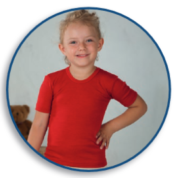 Kinder-Unterhemd, 1/4 Arm