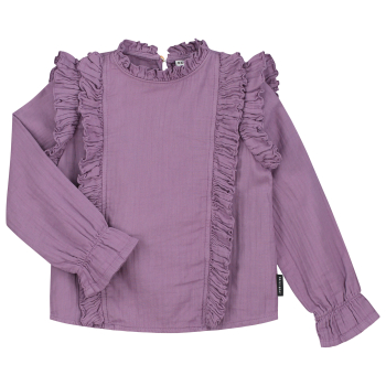 Zoë Ruffle Top Purple Rain