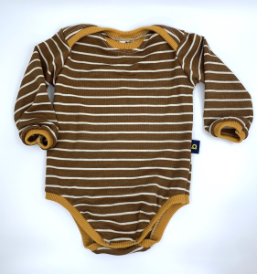 Baby Body aus Wolle/Seide caramel